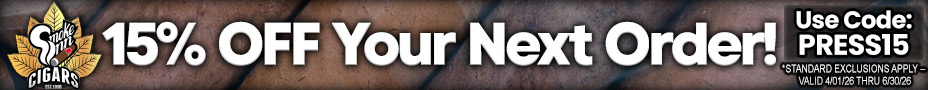 Smoke Inn Cigars Coupon, Banner, Cigar Press Magazine