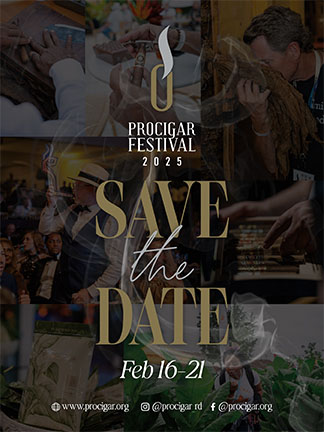 Flyer for the ProCigar Festival on February 16 -21, 2024