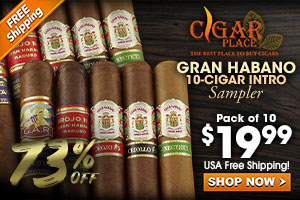 Ad Graphic for Cigar Place Gran Habano Sampler for Cigar Press Magazine