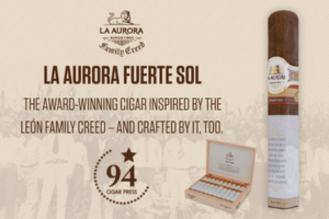 La Aurora Fuente Sol Cigar, Cigar Press Magazine