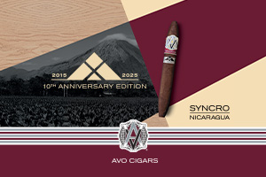 10th Anniversary Edition of Avo Cigars of Davidoff, Cigar Press Magazine Banner Ad